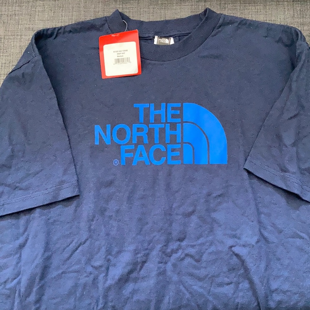 The North Face logo tee NWT